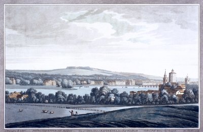 Themsen ved Battersea, London, 1795 af Joseph Constantine Stadler