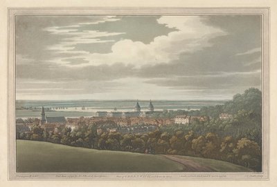 Udsigt over Greenwich og ned ad floden af Joseph Constantine Stadler