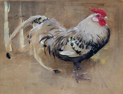 Den spanglede hane af Joseph Crawhall