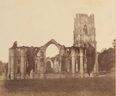 Fountains Abbey. De Ni Alters Kapel, Eksteriør, 1850
