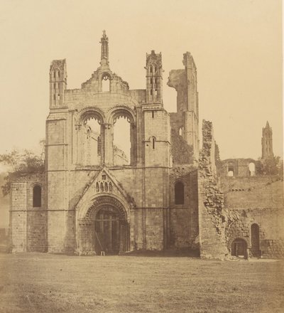 Kirkstall Abbey. Fra Vesten, 1850