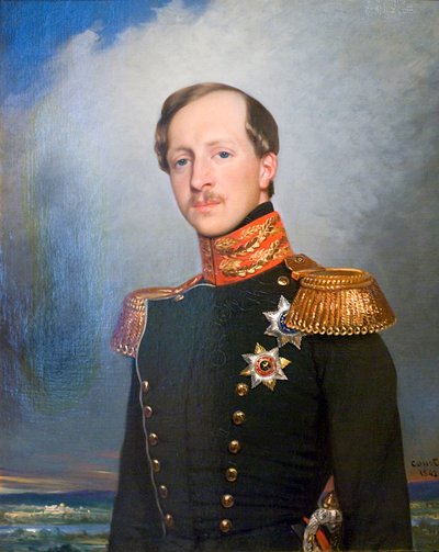Portræt af hertug Peter af Oldenburg, 1842. af Joseph Desire Court