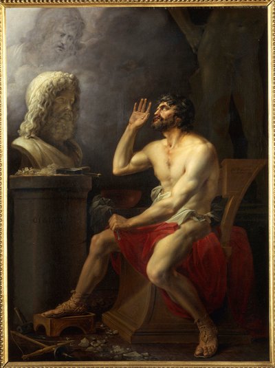 Den græske billedhugger Phidias af Joseph Dorffmeister