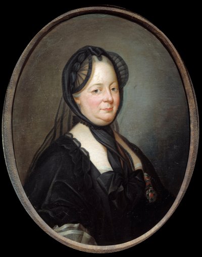 Portræt af Marie Therese af Østrig (1717-1780), Imperatrice-dronning af Ungarn og Boheme-maleri af Joseph Ducreux (1735-1802) 1700-tallets søn. 0,8x0,65 m - Portræt af Marie Therese af Østrig (1717-1780), kejserinde dronning af Ungarn og Bøhmen. Maleri af Joseph Ducreux