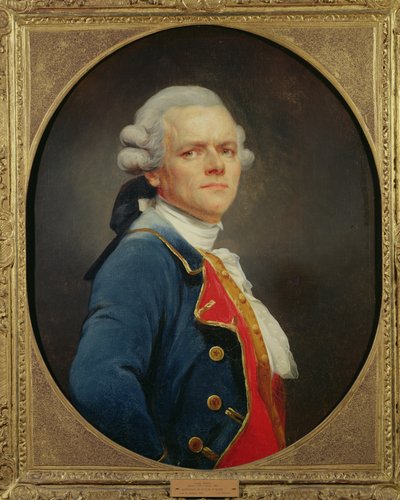 Selvportræt som søofficer af Joseph Ducreux