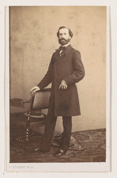 Portræt i fuld længde af maleren Joseph Bellemans L