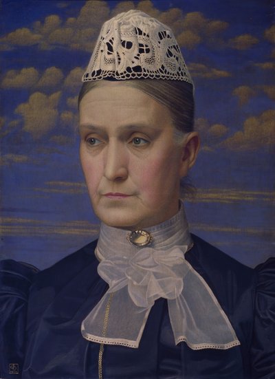 Portræt af kunstnerens mor, 1902. af Joseph Edward Southall