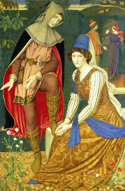 Den nøddebrune stuepige af Joseph Edward Southall