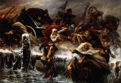 Lad kejseren passere!, 1901 af Joseph Emanuel Van Den Bussche
