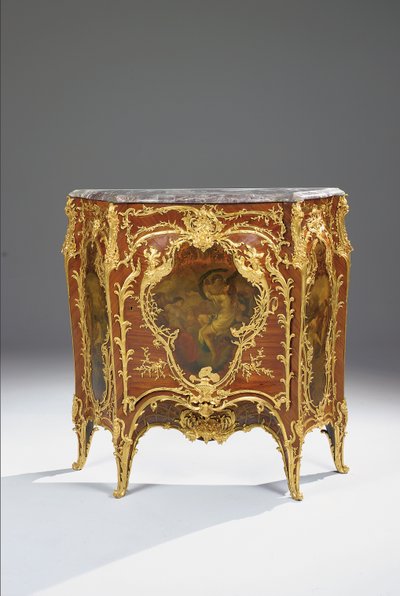 Skænk, ca. 1900 (ormolu-monteret kingwood & wenis martin) af Joseph Emmanuel Zwiener