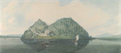 Dumbarton Rock fra syd, 1788. af Joseph Farington