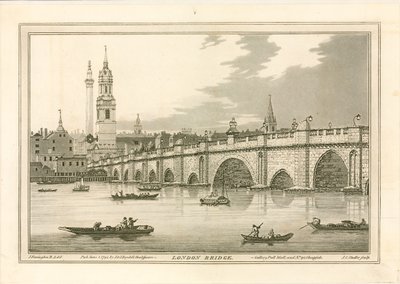 London Bridge, 1795 af Joseph Farington