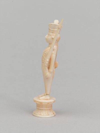 Hvid bonde, skakbrik, Indien, 1820 ca af Joseph Felix Bouchor