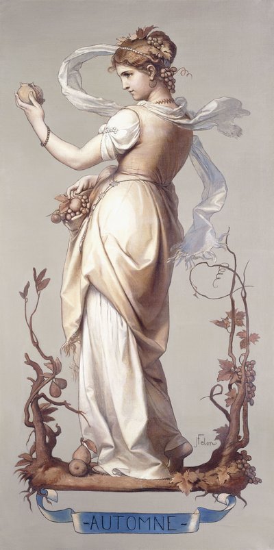 De fire årstider - efterår, 1873-74 af Joseph Felon