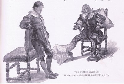Min far gav mig seriøst råd (litho) af Joseph Finnemore