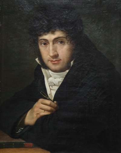 Portræt af Pelagio Palagi, Joseph François Ducq (olie på lærred) af Joseph François Ducq
