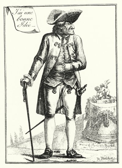 Jeg har en god idé (gravering) af Joseph Franz von (after) Goez