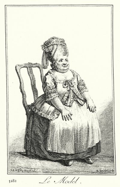 Modellen (gravering) af Joseph Franz von (after) Goez