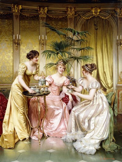 Tre til te, af Joseph Frederick Charles Soulacroix