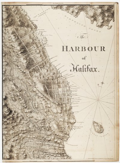 Havnen i Halifax af Joseph Frederick Wallet DesBarres