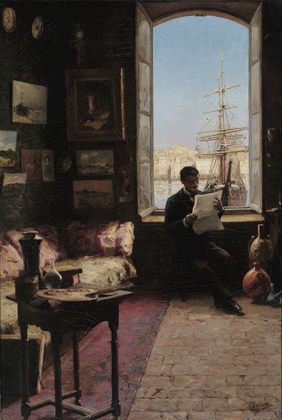 Værksteds interiør af Joseph Garibaldi