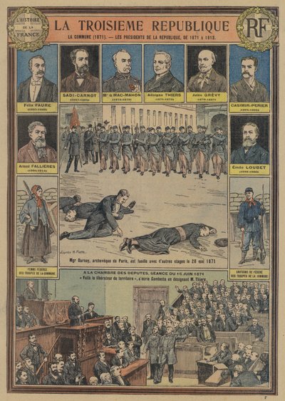 Den franske tredje republik: Pariserkommunen (1871) og republikkens præsidenter af Joseph Girard