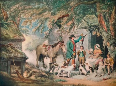 Evening or the Sportsmans Return, 1795, 1919 af Joseph Grozer