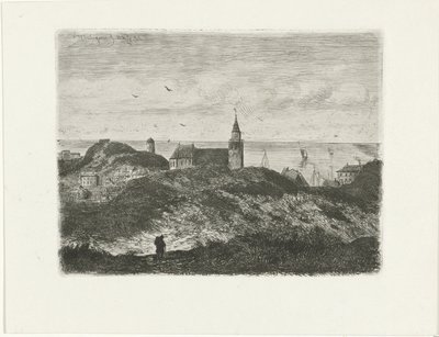 Udsigt over Scheveningen af Joseph Hartogensis