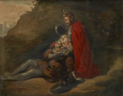 døende kriger af Joseph Hasslwander