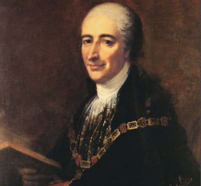 Portræt af Maximilian Joseph greve von Montgelas 1759-1838, 1806. af Joseph Hauber after