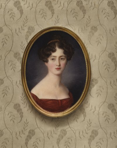 Portræt af Babette Horschelt, født Eckner af Joseph Heigel