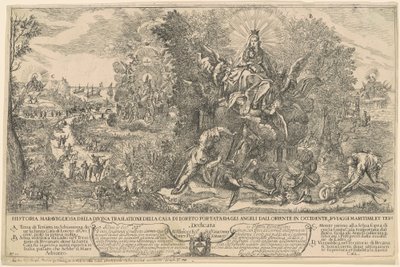 Transporten af det hellige hus Loreto af Joseph Heintz the Younger