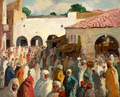 Sidi-bou-Said (Tunesien) af Joseph Henry Sharp