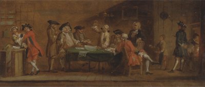 Figurer i et værtshus eller en kaffebar af Joseph Highmore