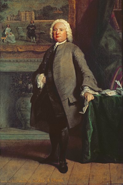 Portræt af Samuel Richardson (1689-1761) 1750 af Joseph Highmore