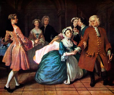 Samuel Richardson - scene af Joseph Highmore