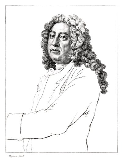 Sir James Thornhill (1676-1734) af Joseph Highmore
