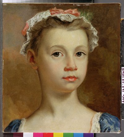 Skitse af en ung pige, ca. 1730-40 af Joseph Highmore