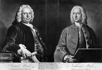 The Buck Brothers, graveret af Richard Houston, 1774 af Joseph Highmore