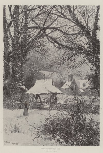 Jul ved Lych-Porten af Joseph Holland Tringham