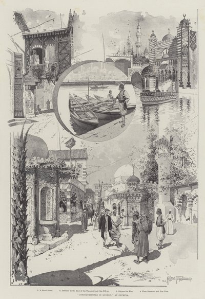 Konstantinopel i London ved Olympia af Joseph Holland Tringham