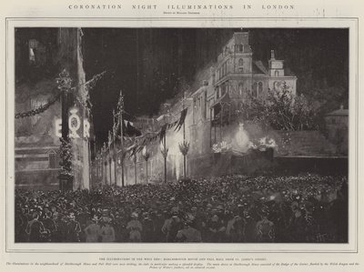 Coronation Night Illuminations i London af Joseph Holland Tringham