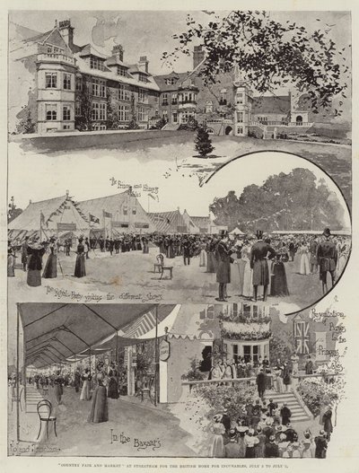 Country Fair and Market i Streatham for British Home for Incurables, 3. juli til 5. juli af Joseph Holland Tringham