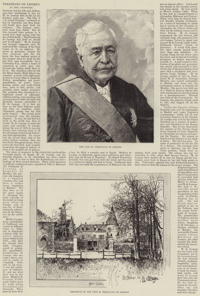 Ferdinand de Lesseps af Joseph Holland Tringham