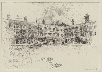 Jesus College, Cambridge af Joseph Holland Tringham
