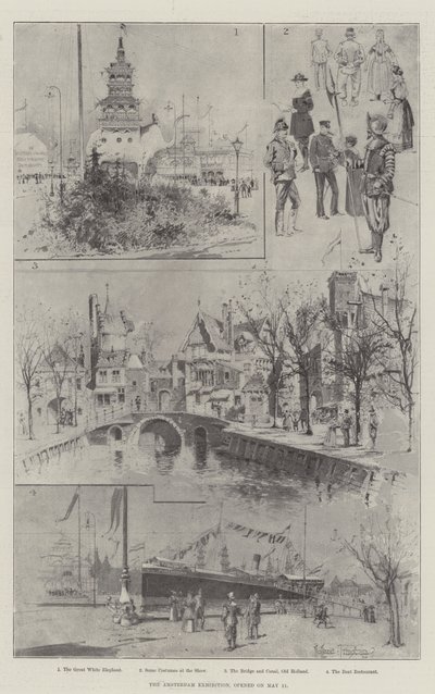 Udstillingen i Amsterdam, åbnet den 11. maj af Joseph Holland Tringham