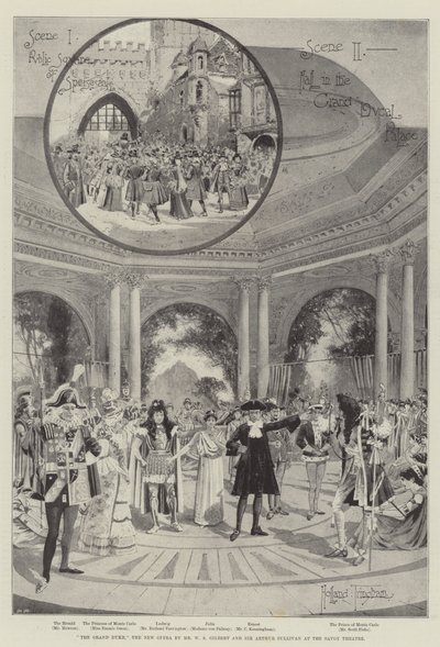 Storhertugen, den nye opera af Mr. WS Gilbert og Sir Arthur Sullivan på Savoy Theatre af Joseph Holland Tringham