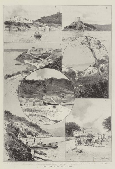 Øen Port Cros af Joseph Holland Tringham