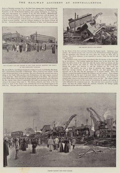 Jernbaneulykken ved Northallerton af Joseph Holland Tringham