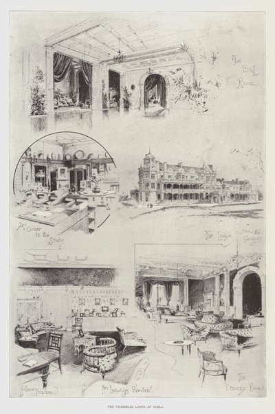 Viceregallogen i Simla af Joseph Holland Tringham